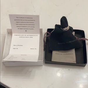 David Yurman Pave Crossover Ring